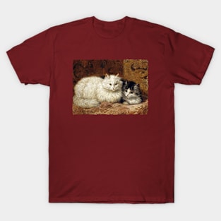 Two cats on a cushion T-Shirt